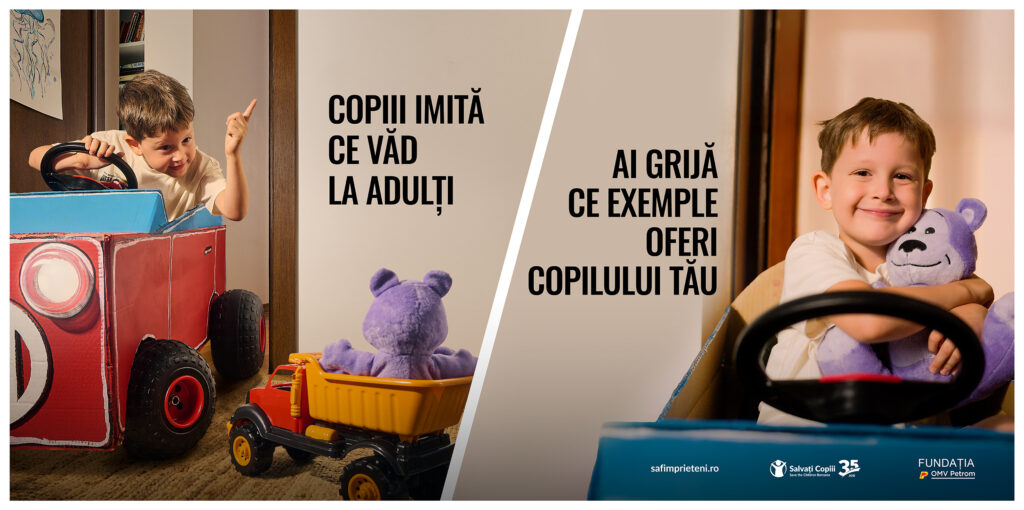 Campania „Copiii imită ce văd la adulți”, o inițiativă națională ce pune părinții și educatorii în prima linie a prevenirii bullyingului