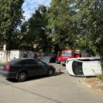 Familie rănită într-un accident rutier la Timișoara din vina unui șofer neatent