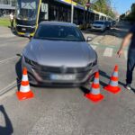 Tramvai nou, implicat într-un accident în zona Pieței 700