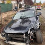Accident în Lugoj: un șofer rănit după ce a lovit o camionetă parcată