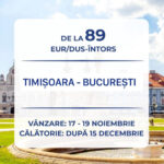 TAROM pune în vânzare bilete pe ruta internă spre București, la prețuri speciale