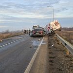 Accident cu patru răniți pe centura Timișoarei, după ce un șofer a intrat pe contrasens