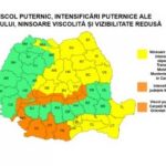Cod portocaliu și cod galben de viscol în aproape toată țara