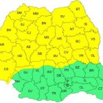 Cod galben de ploi, ninsori abundente, viscol şi polei