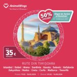 50% discount la toate zborurile AnimaWings
