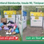 RETIM: Echipele identifică frecvent deșeuri depozitate lângă insulele ecologice