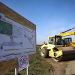 Două noi sensuri giratorii pe șoseaua care leagă Timișoara de Buziaș/VIDEO