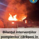Bilanțul intervențiilor pompierilor cărășeni în minivacanța de Paște