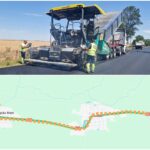 Trafic îngreunat pe DN 59A: încep lucrările de asfaltare între Timișoara și Beregsău Mare