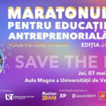 Semifinala județeană „Maratonul pentru Educație Antreprenorială” IV aduce la UVT 14 echipe de liceen...