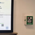 Instalarea defibrilatorului semi-automat extern, la Universitatea de Vest din Timișoara