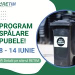 ZONA 1 și ZONA 0. Programul de spălare a pubelelor destinate colectării deșeurilor reziduale (08 – 1...