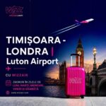 Zbor direct TIMIȘOARA – LONDRA, de pe Aeroportul Internațional „Traian Vuia” Timișoara
