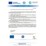 Patru localități din județ, beneficiare ale fondurilor europene atrase de Aquatim  