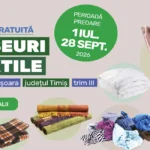 Predă GRATUIT deșeurile textile! O nouă campanie de colectare în Zona 0 Ghizela – RETIM și ADID Timi...