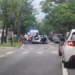 Trei mașini implicate într-un accident la Timișoara