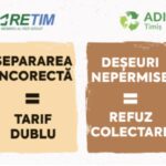 RETIM și ADID Timiș reiau campania de informare„Colectează separat, neapărat! Evită penalizările”