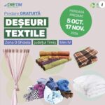 Campanie de colectare gratuită a deșeurilor textile în Zona 0 Ghizela