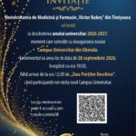 UMF „Victor Babeș” Timișoara deschide noul an universitar în noul campus din Ghiroda