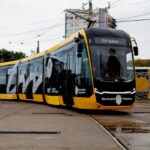 Primul tramvai electric din lotul de 10 tramvaie Bozankaya a ajuns la Timișoara